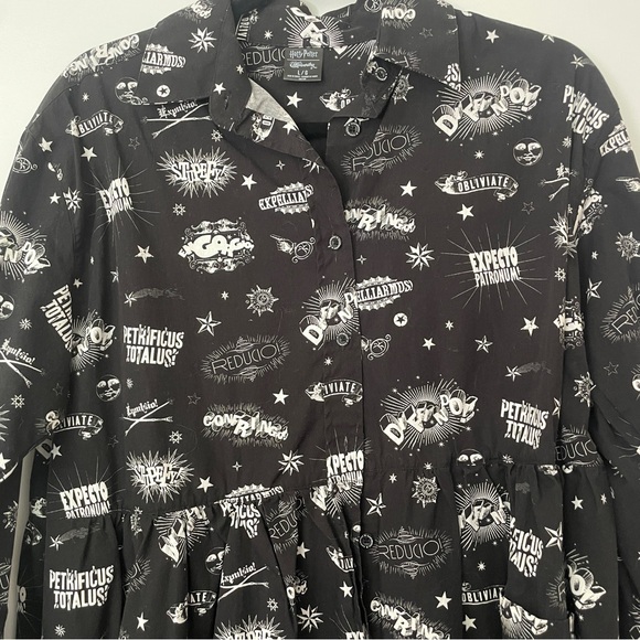 HARRY POTTER SPELLS DRESS BY CAKEWORTHY. WOMEN’S SIZE L. NWOT - Picture 6 of 6